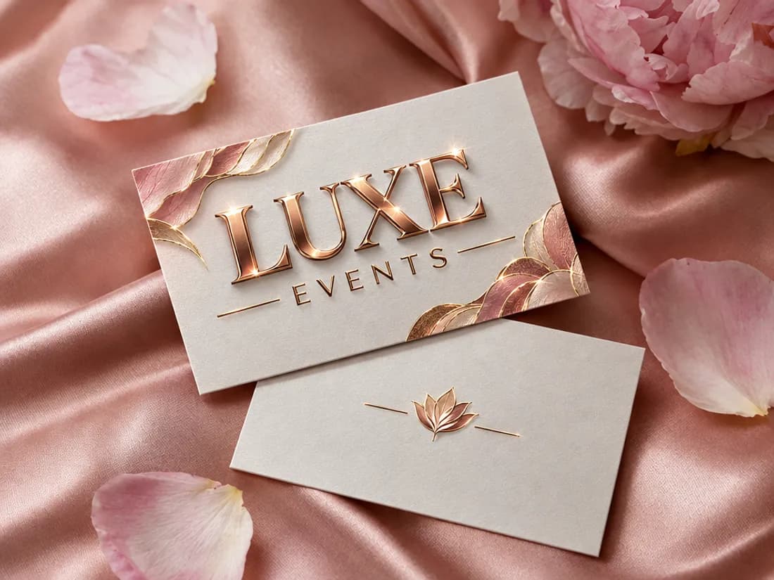 Raised Foil Business Cards, redesigned by PrintFlashy
